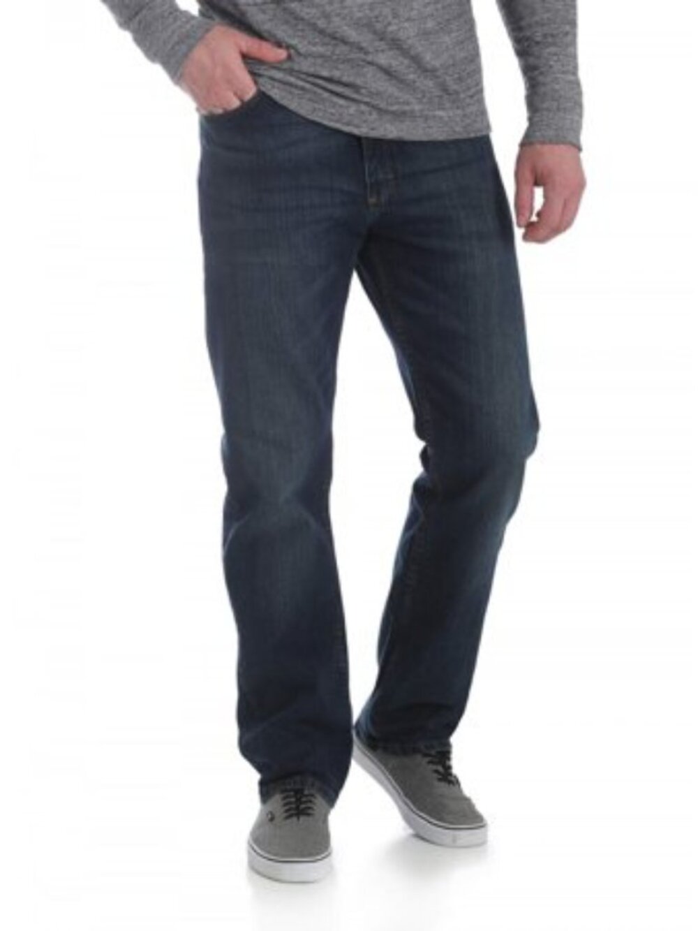 Men's Wrangler Five Star Premium Relaxed Fit Jeans - Dark Denim - 34x32 - NWT
